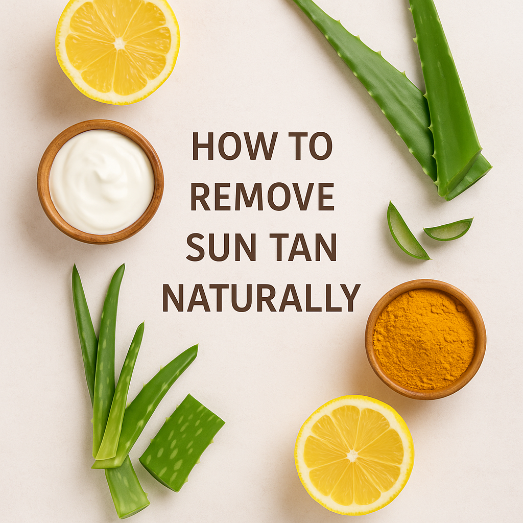 How to Remove Sun Tan Naturally